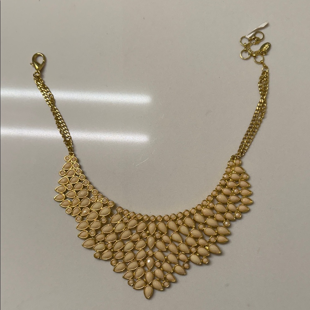 Amrita Elegant Gold/Cream Necklace for Women